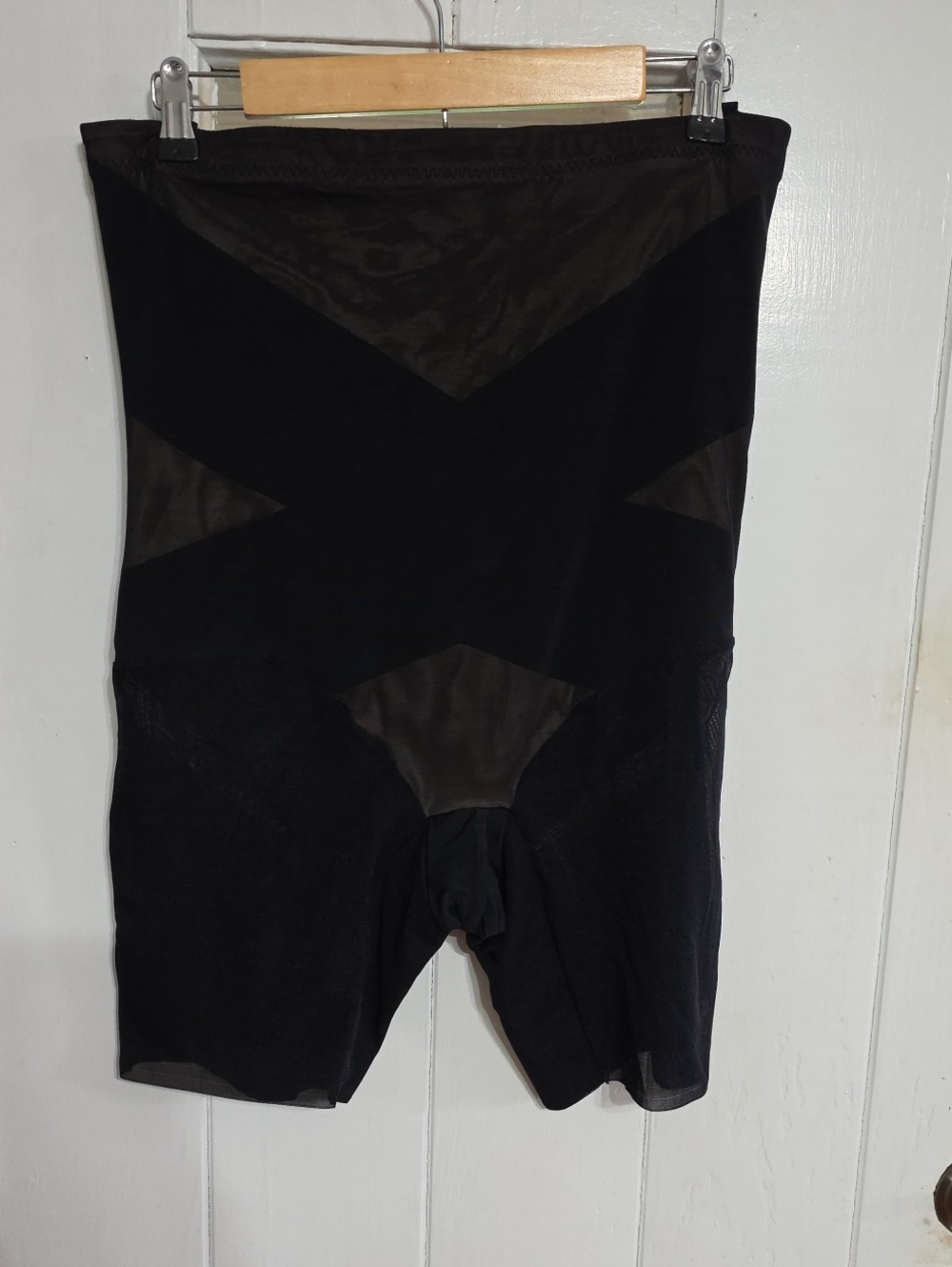 Honey Love Women's High Waisted Shaper Trimming Briefs Black Boning Sz 2X EUC